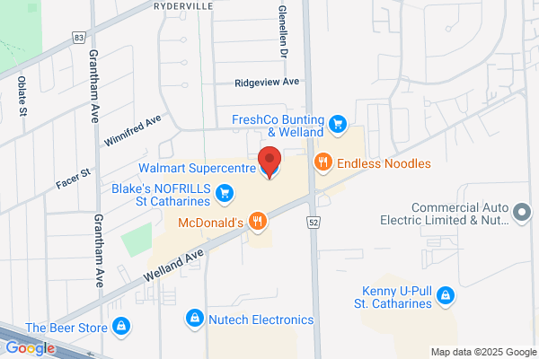 Wal-Mart, St Catharines, Lincoln Mall, Store Information