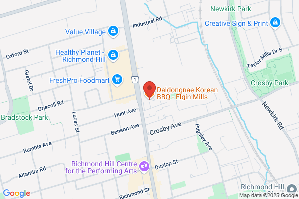 Korean Barbecue Restaurant Markham