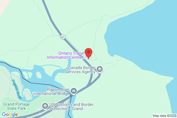 Tourism and Travel, Ontario Travel Information, Local Travel Information Centres, Pigeon River