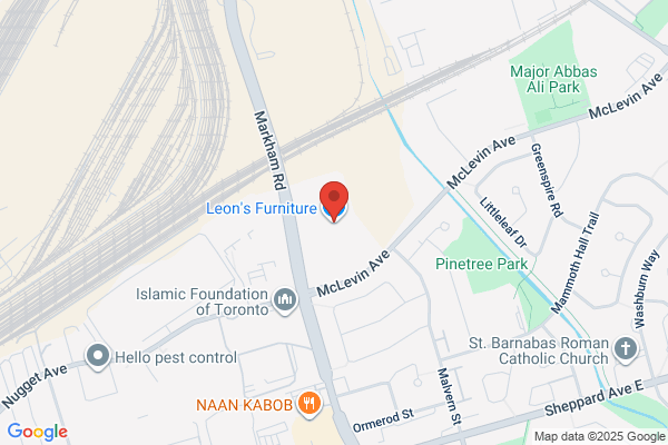 Leon's Furniture, Warehouse & Showrooms