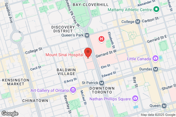 Mount Sinai Hospital, Out Patient Care Services, Eye