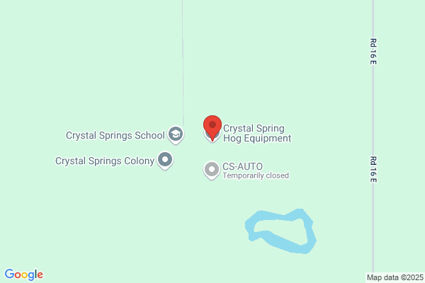 Crystal Spring Hog Equipment