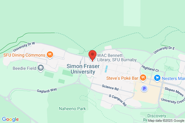 Simon Fraser University, Library, Fine Arts Room