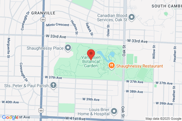 Vandusen Botanical Garden, Room Rentals