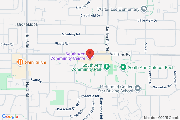 Richmond City of, Parks Recreation & Culture, Community Centres, South Arm Centre