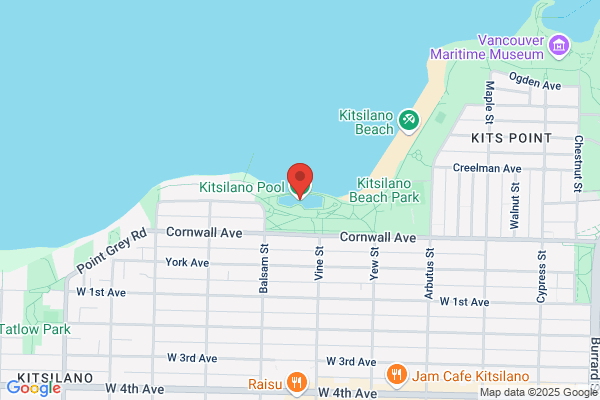 Vancouver City, Parks & Recreation Board, Swimming Pools Public, Outdoor Pools, Kitsilano