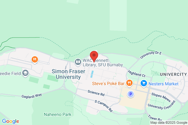 Simon Fraser University, Geography