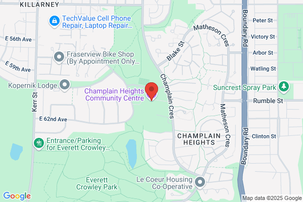 Vancouver City, Parks & Recreation Board, Fitness Centres, Champlain Heights