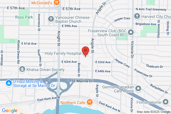 Providence Health Care, Holy Family Hospital, Foundation-Donations