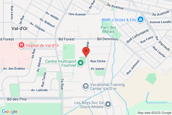 Val D'or (Ville De), Service Sports Et Plein Air, Club Carrefour Tennis (Abri Polyvalente)