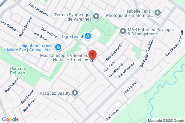 Massothérapie Varennes Nathalie Tremblay