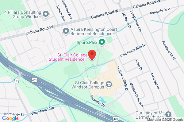 St Clair College of Applied Arts and Technology, South Campus, Student Housing
