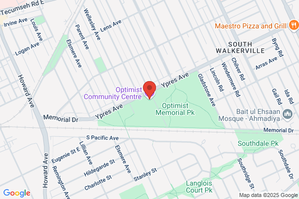 Community Centres, Windsor (City of), Optimist Community Centre
