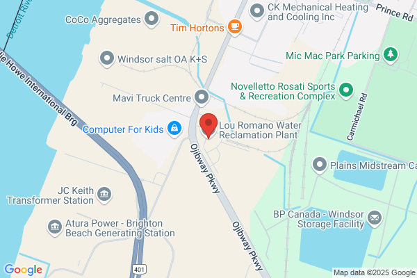 Environment, Windsor (City of), Environmental Services, Lou Romano Water Reclamation