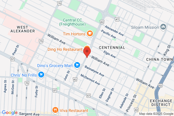 Chicken Delight of Canada Ltd, Store Locations, Central