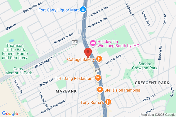 Chicken Delight of Canada Ltd, Store Locations, South