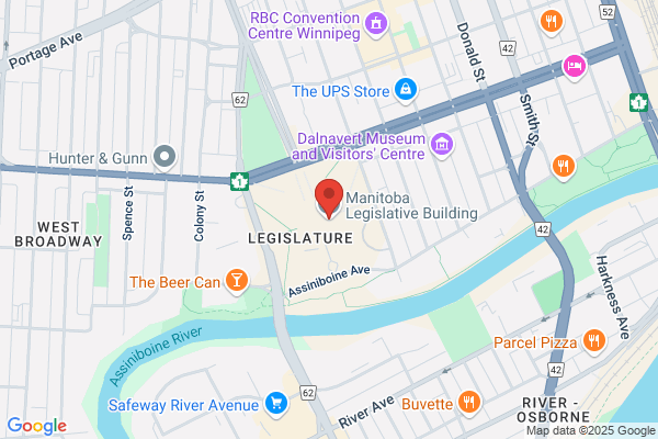 Government of Manitoba, Culture Heritage & Tourism, Tourist Information & Reception, Tours of the Legislative Building