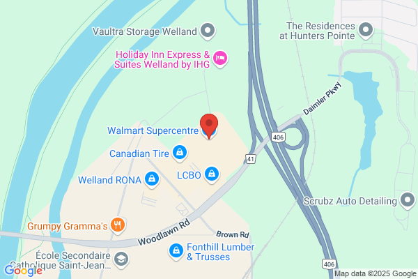 Wal-Mart, Welland, Seaway Mall, Vision Centre