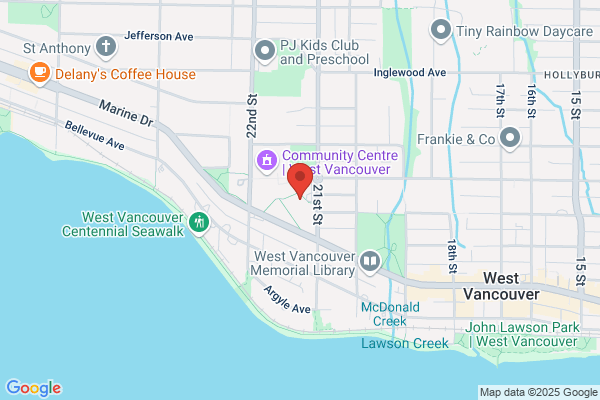 West Vancouver Municipality, Parks & Community Services, Community Services Dept, Senior's Activity Centre