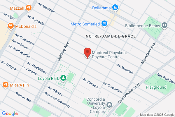 Garderie De Jour Playskool De Montreal