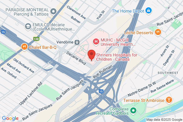 Hôpital Shriners pour Enfants (Québec) Inc