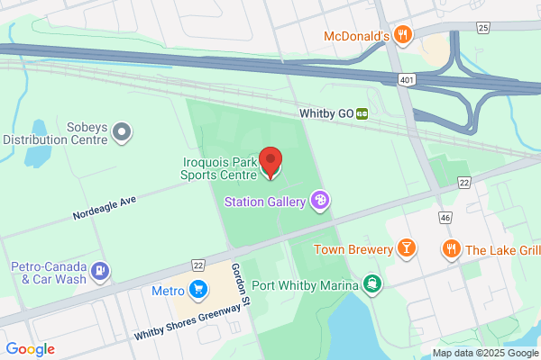 Facilities, Whitby (Town of), Iroquois Park Sports Centre