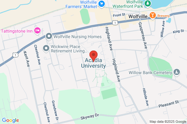 Acadia University, All Extensions At Acadia Can Be Dialed Directly 585, Library