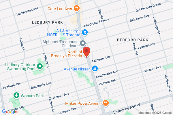 241 Pizza, Branches, North